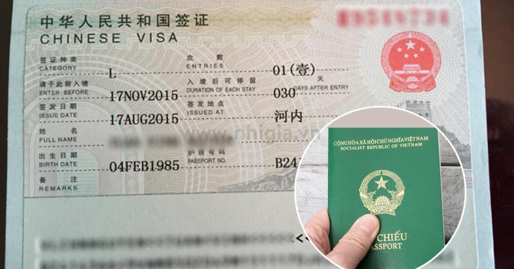 Dịch vụ xin visa đi Trung Quốc