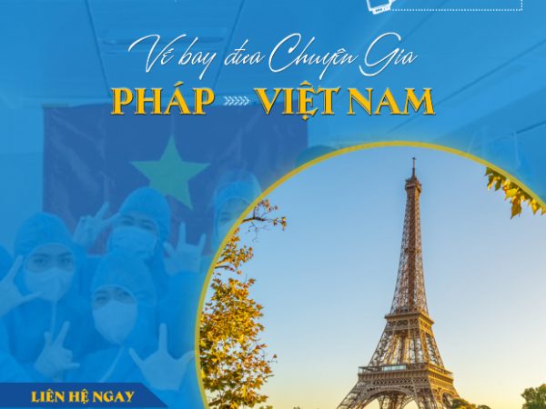 Vé máy bay từ Pháp về Việt Nam giá rẻ
