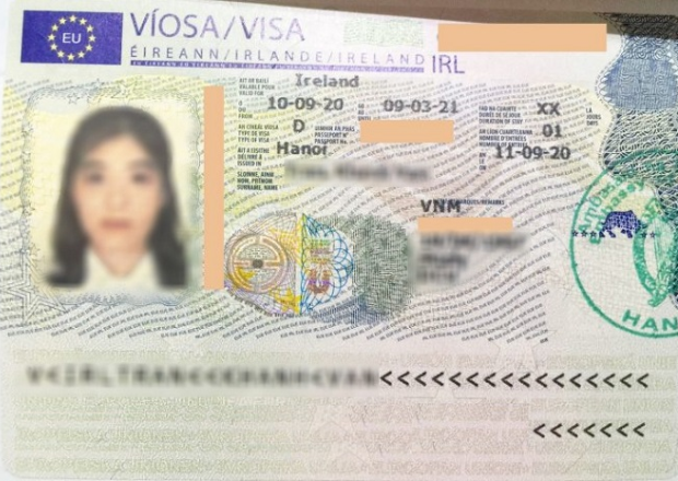 xin visa Ireland