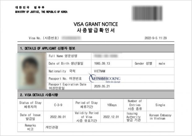 Hướng dẫn xin visa công tác Hàn Quốc 2023